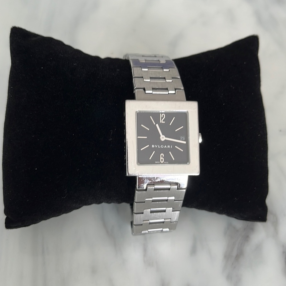 BVLGARI Quadrato SQ 27 SSD Women's Watch in Stainless Steel